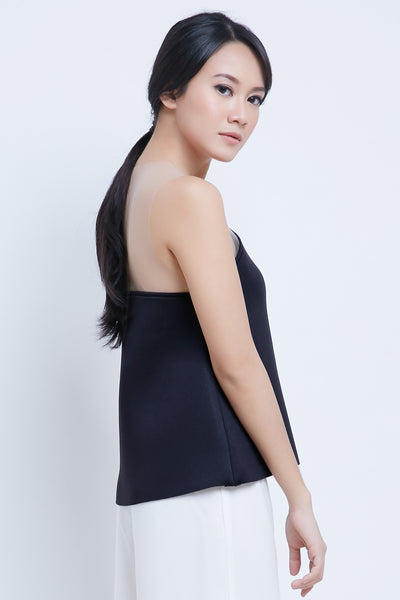 Calla Scuba Top Black